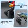 Meoilkolnm Mini caméra corporelle avec enregistrement vidéo audio 1080p 64 Go Portable POV Détection de mouvement Enregistreur v