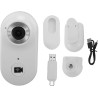 BuyWeek Caméra Corporelle WiFi 1080P, Mini Camera Sport Portable avec Connexion APP, Support Magnétique, Housse de Protection, C