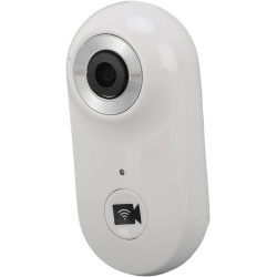 BuyWeek Caméra Corporelle WiFi 1080P, Mini Camera Sport Portable avec Connexion APP, Support Magnétique, Housse de Protection, C
