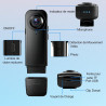 TANGMI Mini Camera Body, 7 Heures d'Utilisation Mains Libres Camera Pieton Portable, Vision Nocturne & 1080P HD Grand Angle 140°
