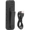 Mini Caméra Vidéo Corporelle, Caméra Corporelle de Police 1080p, Caméra de sécurité Portable avec Enregistreur Vidéo Portable av