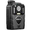 BOBLOV Caméra corporelle KJ25 1080P 128 Go, Batterie intégrée de 3000 mAh pour 13 Heures d'enregistrement vidéo avec Audio, Visi