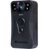 Transcend DPB40A Caméra corporelle Police QHD 1440P 128GB STARVIS 2 Sensor IP68 étanche avec stabilisation d'image électrique, V