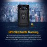Transcend DPB40A Caméra corporelle Police QHD 1440P 128GB STARVIS 2 Sensor IP68 étanche avec stabilisation d'image électrique, V