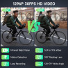 Caméra de Corps 1296P 32G, 4260mAh 20H Caméra Corporelle Video avec Audio, Objectif Rotatif à 180 Mini Pocket Boycam Police Port