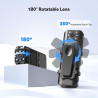 BOBLOV A26 Mini caméra corporelle 4K 64 go, Objectif Rotatif, Petites caméras corporelles avec Vision Nocturne, Enregistrement v