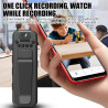 GOMETY Caméra Mini Portable WiFi 1080P, Petite Bodycam Caméra de Corps Caméra de Surveillance avec Objectif Rotatif à 180°, Mini