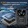CAMMHD F6 32G 4K Camera Pieton 3400mAh 12H Body Cam 2160P H.265 Vision Nocturne Enregistrement en Boucle Camera Corporelle pour 