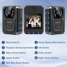 CAMMHD F6 32G 4K Camera Pieton 3400mAh 12H Body Cam 2160P H.265 Vision Nocturne Enregistrement en Boucle Camera Corporelle pour 