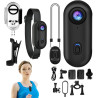 Générique Caméra Gosnap, Caméra Corporelle 1080p, avec Enregistrement Audio Et Vidéo, Caméras De Corps d'action Étanche,De Sport