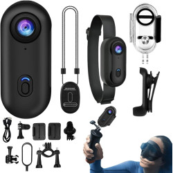 Générique Caméra Gosnap, Caméra Corporelle 1080p, avec Enregistrement Audio Et Vidéo, Caméras De Corps d'action Étanche,De Sport