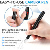 Stylo caméra corporelle 1080p, batterie longue durée, facile à utiliser, équipement de surveillance vidéo uniquement, micro camé