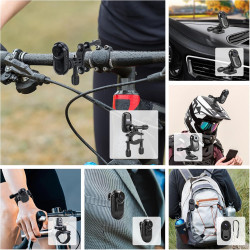 Mini Caméra d'action, Mini Caméra Sport 1080P Camera de Poche pour Casque Camera Vlog Petite-caméra d'action Portable Minicaméra