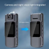 Caméra Corporelle 4K Portable - Mini Caméra Avec Enregistrement Audio et Vidéo, Vision Nocturne Infrarouge, Détection de Mouveme