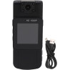 Caméra Corporelle 4K Portable - Mini Caméra Avec Enregistrement Audio et Vidéo, Vision Nocturne Infrarouge, Détection de Mouveme