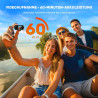 Mini Camera Sport 1080P,Caméra d'action Carte mémoire 32 Go,Portable Caméscope Pieton,Body Cam Magnétique,POV Camera,Caméra Casq