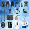 Mini Camera Sport 1080P,Caméra d'action Carte mémoire 32 Go,Portable Caméscope Pieton,Body Cam Magnétique,POV Camera,Caméra Casq