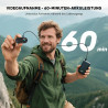 Caméra d'action 360 ° 1080P magnétique de poche pour le pouce grand angle 120° pour moto Bodycam Prise en charge de la vision no