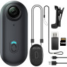 Meoilkolnm Mini caméra corporelle 4K 128 Go, caméra d'action portable, taille du pouce, enregistrement mains libres, caméscope p