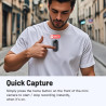 Meoilkolnm Mini caméra corporelle 4K 128 Go, caméra d'action portable, taille du pouce, enregistrement mains libres, caméscope p