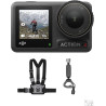 DJI Bundle Osmo Action 4 Moto et VTT - Obtenez des Images de qualité en 4K/120 IPS avec Un FOV immersif de 155º, caméra avec cap