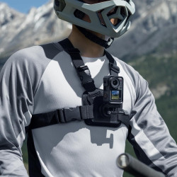 DJI Bundle Osmo Action 4 Moto et VTT - Obtenez des Images de qualité en 4K/120 IPS avec Un FOV immersif de 155º, caméra avec cap