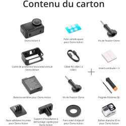 Bundle DJI Osmo Action 4 Plongée - Caméra d’action étanche, vidéo sous-marine, poignée flottante et boîtier étanche à 60 m, D-Lo
