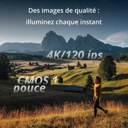 DJI Osmo Pocket 3, digital camera vlog CMOS 1'' et Vidéo 4K/120 ips, Stabilisation à 3 axes, MAP rapide,Suivi Facial/Objets,Écra