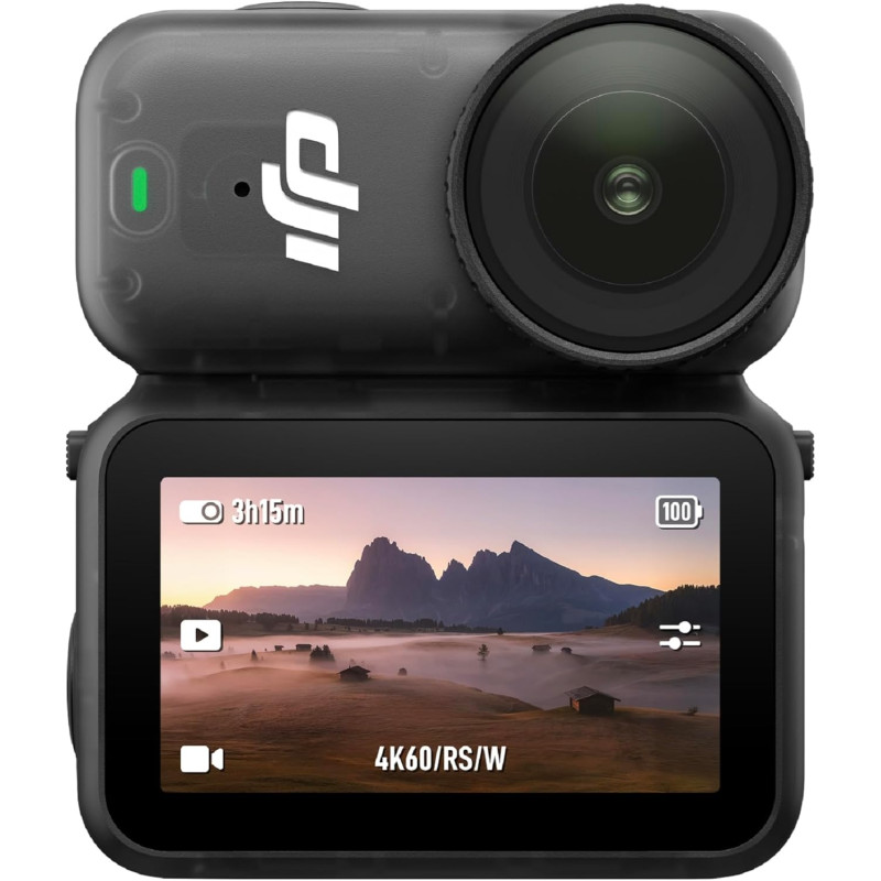 DJI Osmo Nano Bundle Standard (128 Go) - Petite caméra vlog 4K/60 IPS avec capteur 1/1,3″, vidéo FOV Large 143°, 200 Min d'enreg