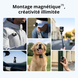 DJI Osmo Nano Bundle Standard (128 Go) - Petite caméra vlog 4K/60 IPS avec capteur 1/1,3″, vidéo FOV Large 143°, 200 Min d'enreg