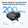 DJI Osmo Nano Bundle Standard (128 Go) - Petite caméra vlog 4K/60 IPS avec capteur 1/1,3″, vidéo FOV Large 143°, 200 Min d'enreg