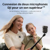 DJI Osmo Nano Bundle Standard (128 Go) - Petite caméra vlog 4K/60 IPS avec capteur 1/1,3″, vidéo FOV Large 143°, 200 Min d'enreg