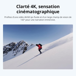 DJI Osmo Nano Bundle Standard (64 Go) - Petite caméra vlog 4K/60 IPS avec capteur 1/1,3″, vidéo FOV Large 143°, 200 Min d'enregi