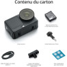 DJI Bundle Essentiel Osmo Action 6, caméra d’Action avec capteur carré 1/1,1″, Ouverture Variable, résistante au Froid, 4 h de B