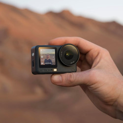 DJI Bundle Essentiel Osmo Action 6, caméra d’Action avec capteur carré 1/1,1″, Ouverture Variable, résistante au Froid, 4 h de B