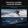 DJI Bundle Optimisé Osmo Action 6, caméra d’Action avec capteur carré 1/1,1″, Ouverture Variable, autonomie de la Batterie prolo