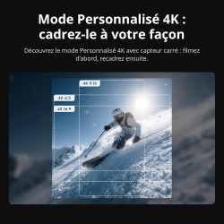 DJI Bundle Optimisé Osmo Action 6, caméra d’Action avec capteur carré 1/1,1″, Ouverture Variable, autonomie de la Batterie prolo