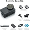 DJI Bundle Optimisé Osmo Action 6, caméra d’Action avec capteur carré 1/1,1″, Ouverture Variable, autonomie de la Batterie prolo