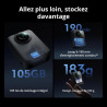 Bundle Standard DJI Osmo 360, caméra 360 avec imagerie 360° de 1 Pouce, vidéo 360° en 8K Native, Photo 360° en 120 MP, étanche, 