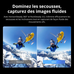 Bundle Standard DJI Osmo 360, caméra 360 avec imagerie 360° de 1 Pouce, vidéo 360° en 8K Native, Photo 360° en 120 MP, étanche, 