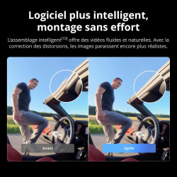 Bundle Standard DJI Osmo 360, caméra 360 avec imagerie 360° de 1 Pouce, vidéo 360° en 8K Native, Photo 360° en 120 MP, étanche, 
