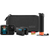 Gopro ensemble d'accessoires hero13 noir – comprend le manipulateur (poignée flottante), 2 batteries enduro, une carte microsd s