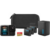 Gopro pack d'alimentation étendu hero13 noir : comprend un chargeur double, 3 batteries enduro, une carte microsd de 64 go, un s