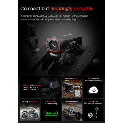 AKEEYO Caméra étanche pour Moto/Scooter/vélo (AKY-710S-US)