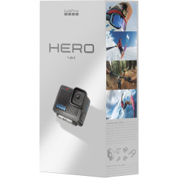 GoPro Hero - Caméra d'action étanche compacte avec vidéo 4K Ultra HD, Photo 12MP, écran Tactile