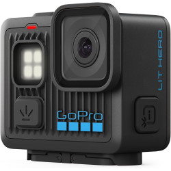GoPro LIT Hero - Caméra d'action légère, compacte et étanche avec éclairage intégré, vidéo Ultra HD 4K60, Photo 12 MP, écran Tac