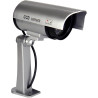 UNITEC Caméra factice Simulation Véritable Caméra de Surveillance avec LED Clignotante Réglable Horizontal et Verticale Schtzart