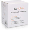 kwmobile Caméra de Surveillance Factice avec LED - Fausse Caméra CCTV pour Sécurité Maison ou Magasin - Dôme Dissuasif pour Inté