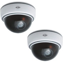 ELRO CDD15F Caméra dôme factice d'intérieur - Flash - Paquet de 2