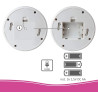 ELRO CDD15F Caméra dôme factice d'intérieur - Flash - Paquet de 2
